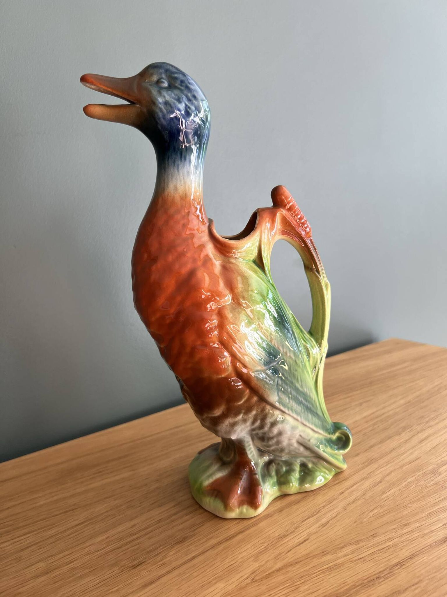 Jug / Pitcher Vintage Mallard Duck Saint-Clément France (Model 749)