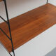 Wall unit in walnut 1960