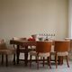 Art Deco dining table in teak, with butterfly extension, Danish cabinetmaker, 1940s.