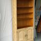French vintage wooden bookcase