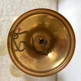 Vintage chandelier design amber globes