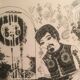 Illustration/signed paper print, framed, 60s/70s