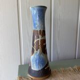 Vase en grès signé