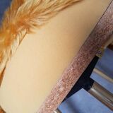 Pair of chairs pelfran mustard synthetic fur