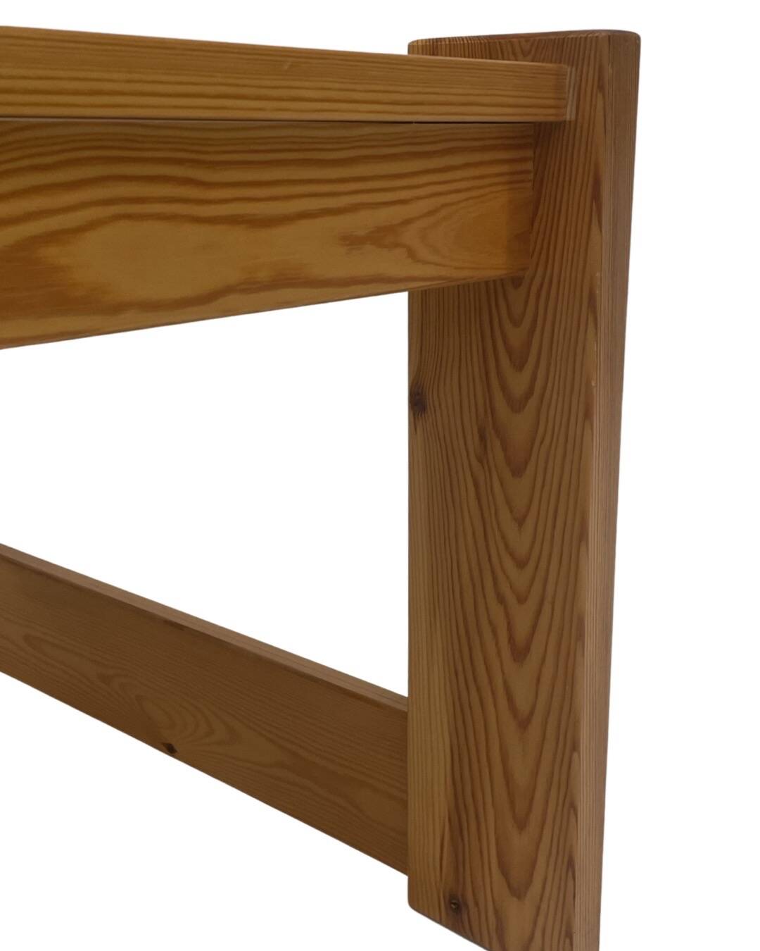 Vintage coffee table pinewood minimalist 1970s