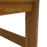 Vintage coffee table pinewood minimalist 1970s