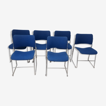 Chaises 40/4 par David Rowland pour Howe