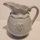 Amadeus milk pot décor hearts gray