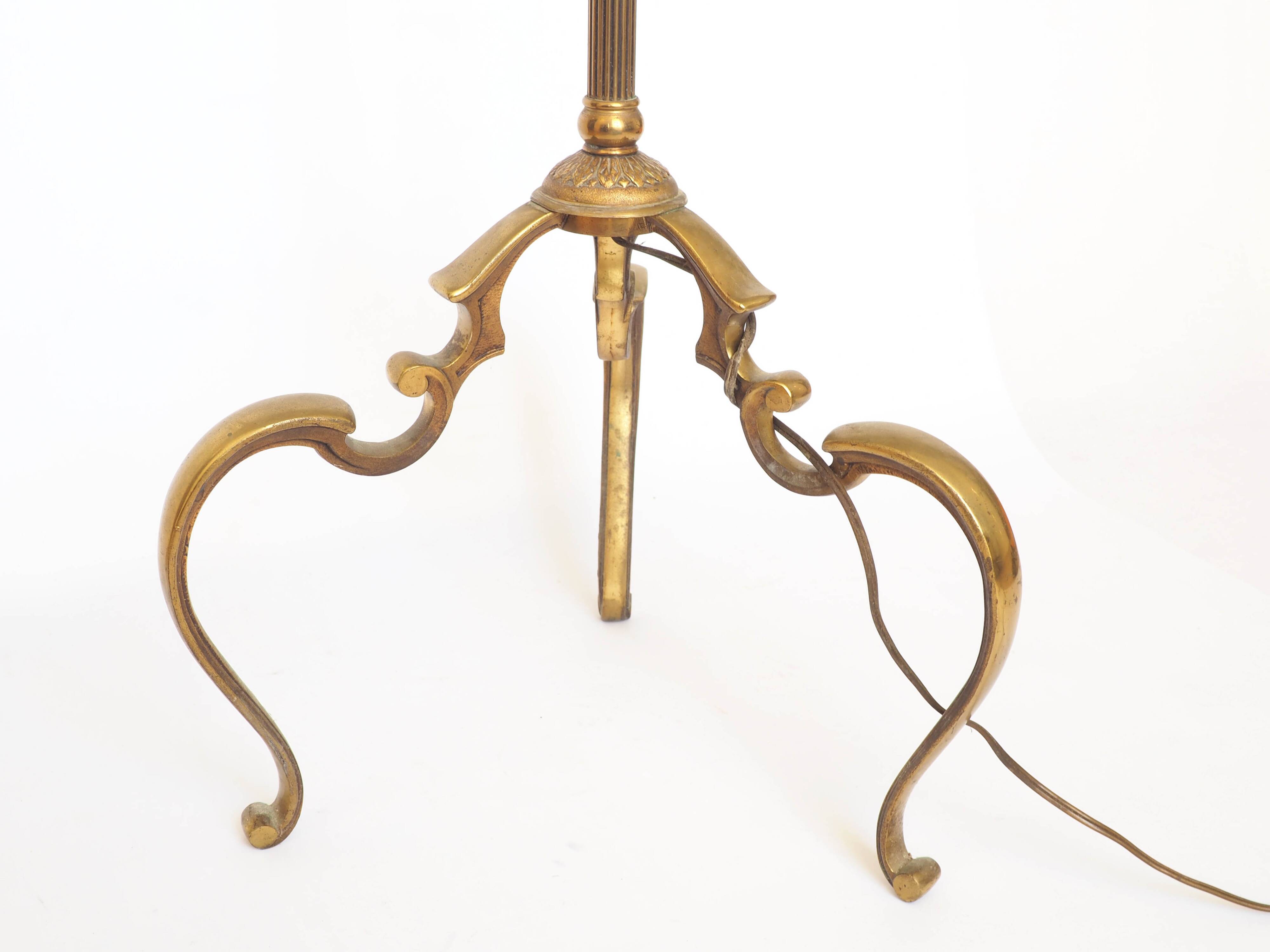 Bronze floor lamp