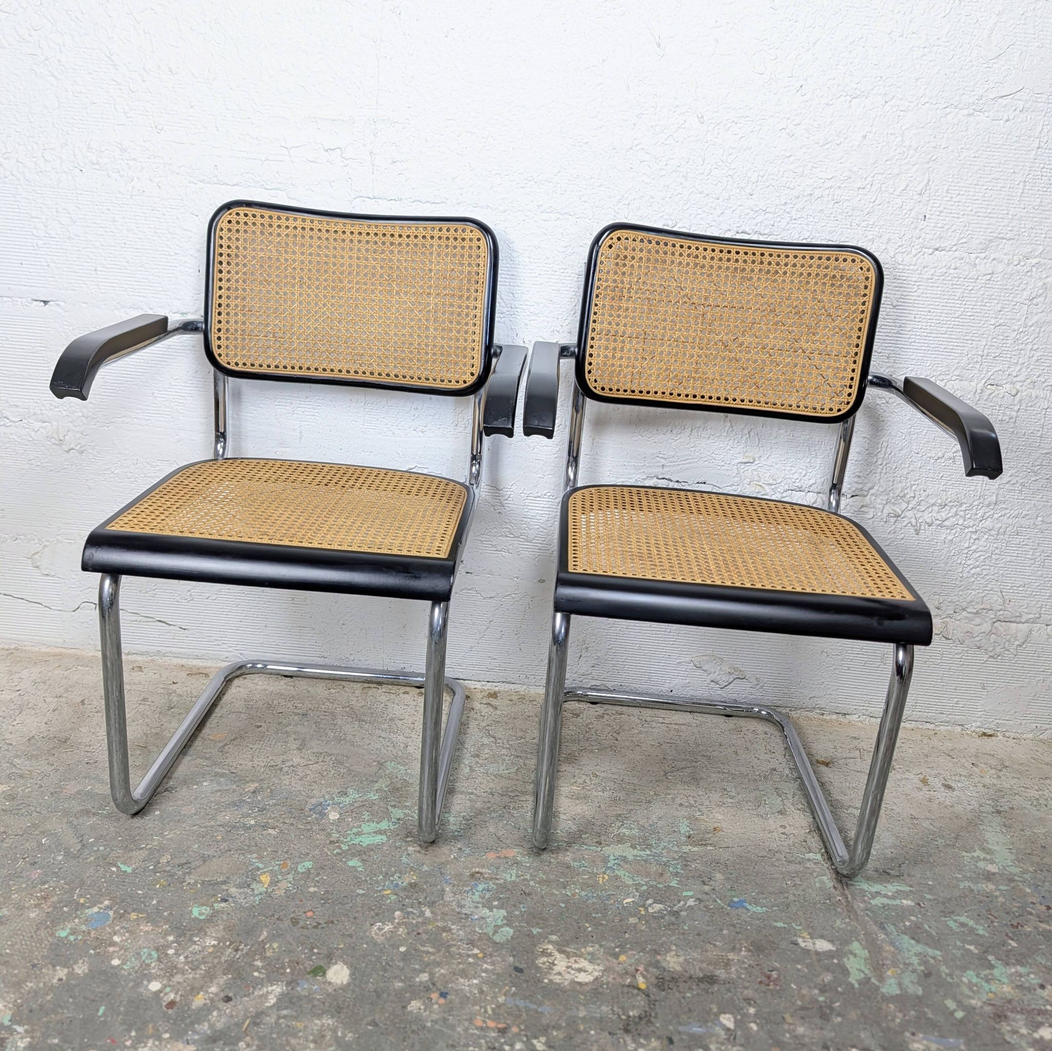 Paire de fauteuil B64 - Design Marcel Breuer