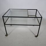 Herbert hirche design serving cart 1950s bauhaus