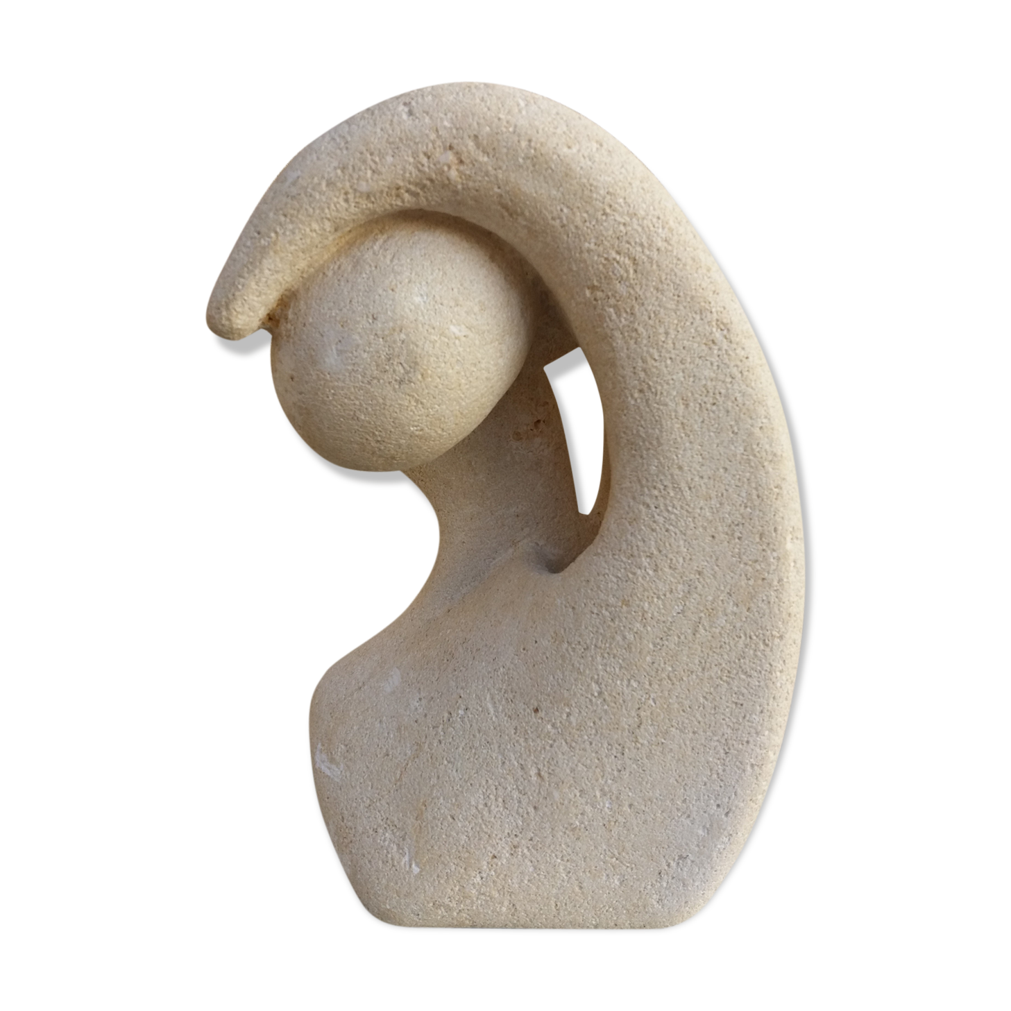 Light stone carved to Albert Tormos