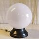 Ceiling light or Art Deco wall sconce with white opaline globe - early 20th century