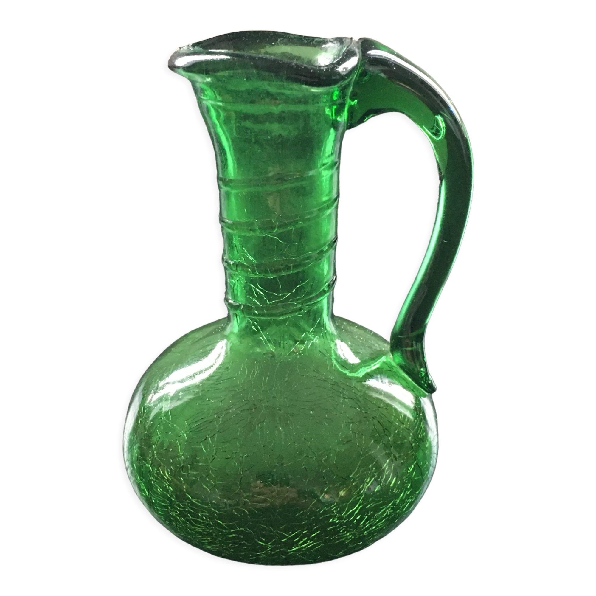 Green Italian carafe