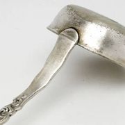 Borówka ladle, Art Nouveau / Art Deco, silver-plated brass, Norblin, Poland, 1920s