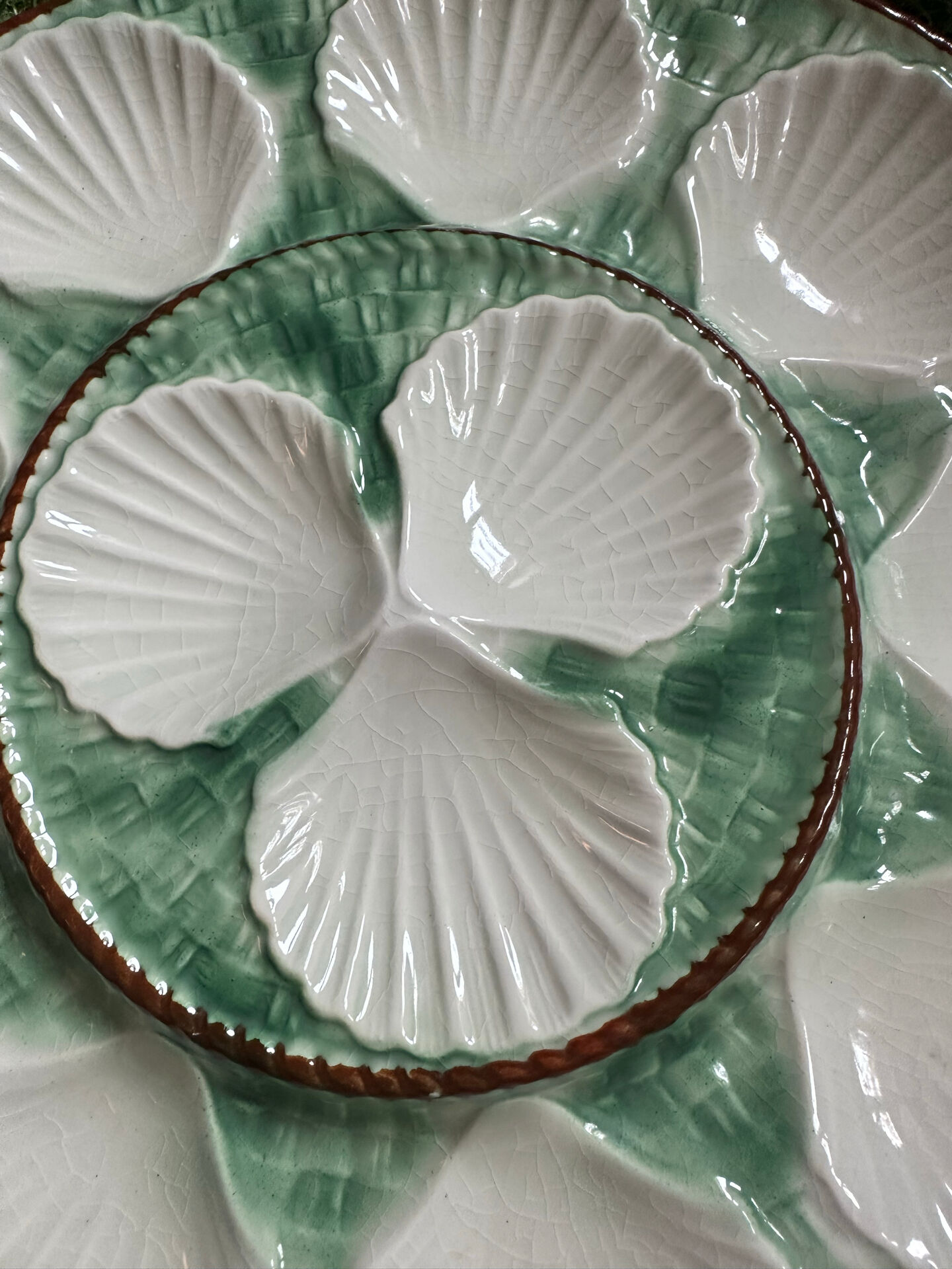 Vintage Longchamps oyster platter