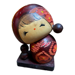 Poupée Kokeshi vintage japon Chie