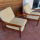 Scandinavian armchair Grete Jalk in teak, 50