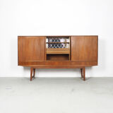 Danish teak sideboard with sliding doors, 1960