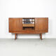 Danish teak sideboard with sliding doors, 1960