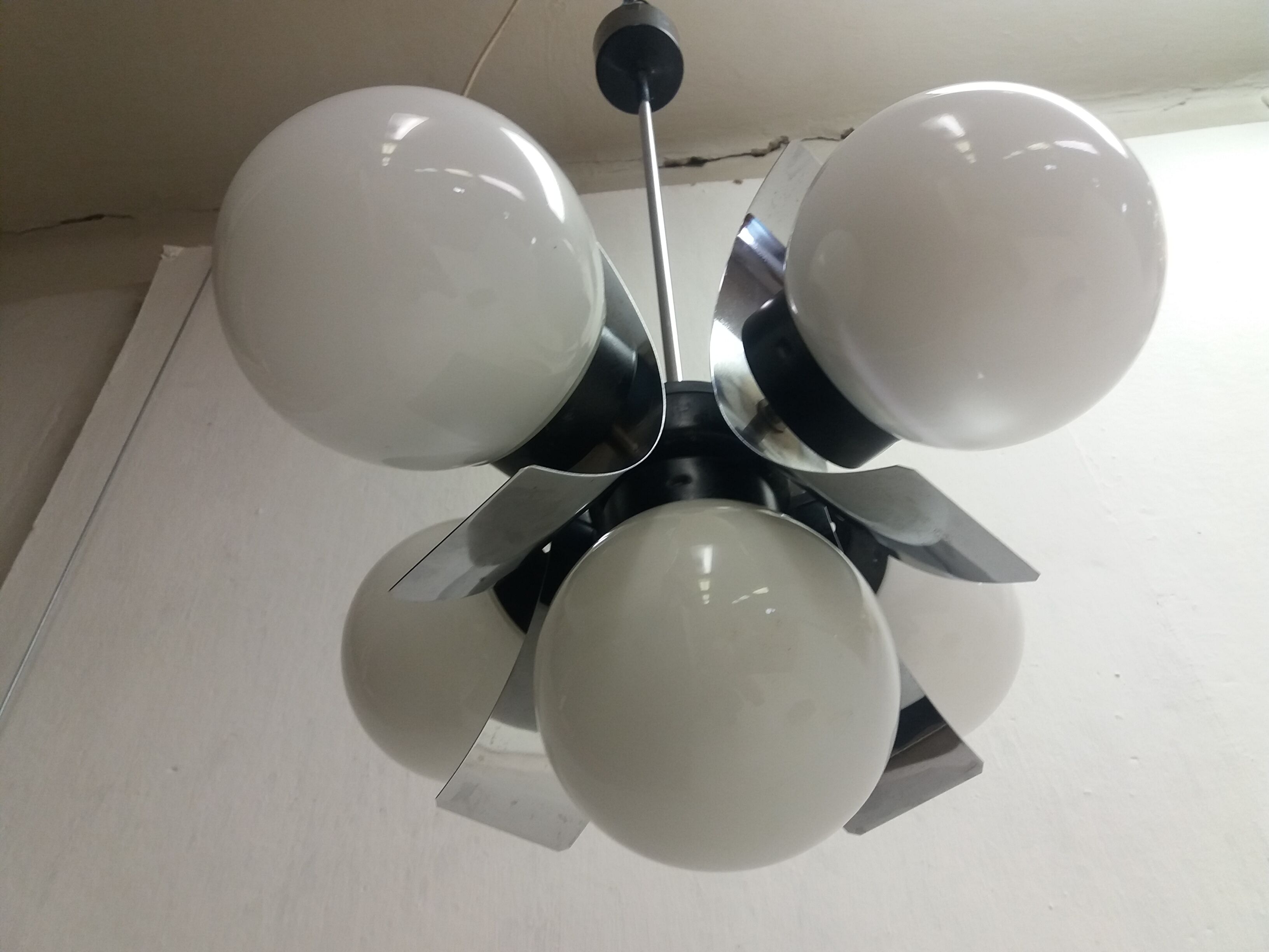 Mid-century chandelier/Napako, Czechoslovakia.