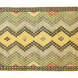 Anatolian handmade kilim rug 285 cm x 102 cm