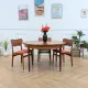 Round table G Scandinavian teak extendable