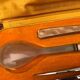 1930s Art Deco Salad Bowl/Lamb Carving Set Sauzedde Cutlery