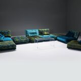 Stunning NAPALI 126 modular velvet sofa by the Bretz Brothers for Bretz Germany