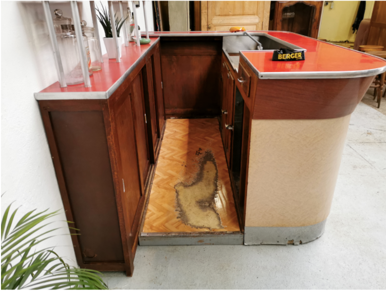 Vintage bar counter 1950