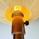 Large Size Wood & Sring Table Lamp By Uno & Östen Kristiansson For Luxus, Sweden 1960S
