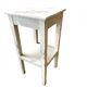 Antique patinated wooden side table