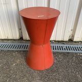 Metal red stool