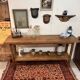 Ancienne console d’atelier en chêne