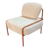 NOMA Laime 42 beige armchair