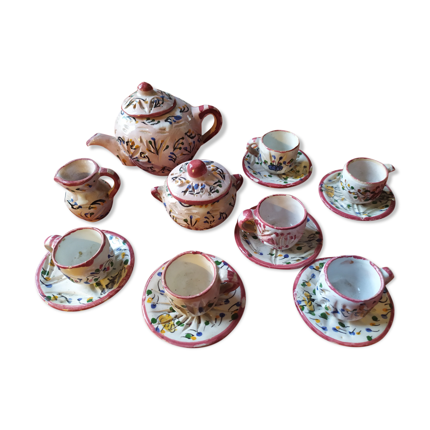 Earthenware dinner set