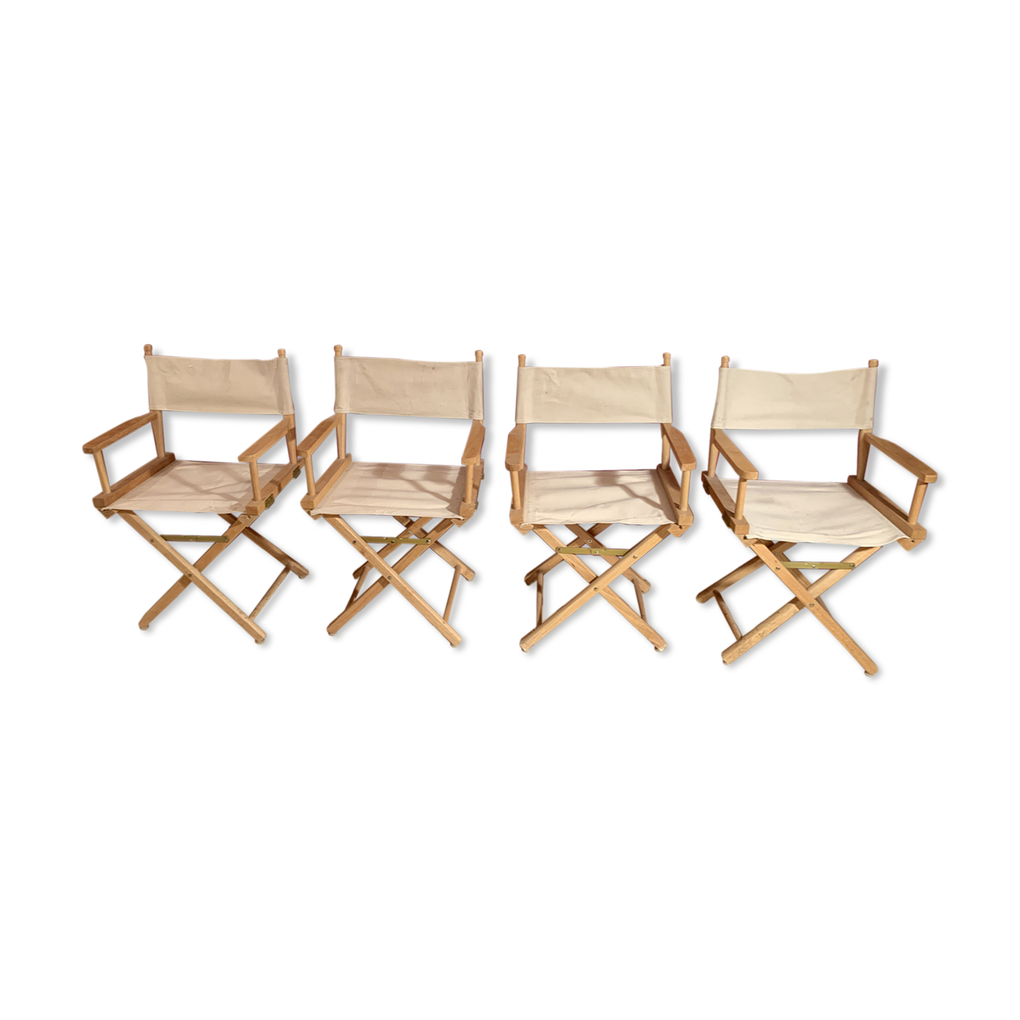 Lot 4 armchairs Pliants film director