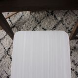 Stool formica light gray stripes