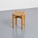 Early Méribel stool by Charlotte Perriand, circa 1955