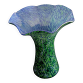 Grand vase en verre soufflé style La Rochère – 30 cm