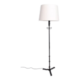 Tripod hammered iron floor lamp, 1960s