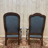 Paire de fauteuils Voltaire Louis Philippe