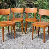 4 "classic" bistro chairs from Horgen-Glarus (Switzerland) 1950s