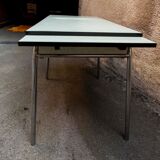 Green formica table, 1970