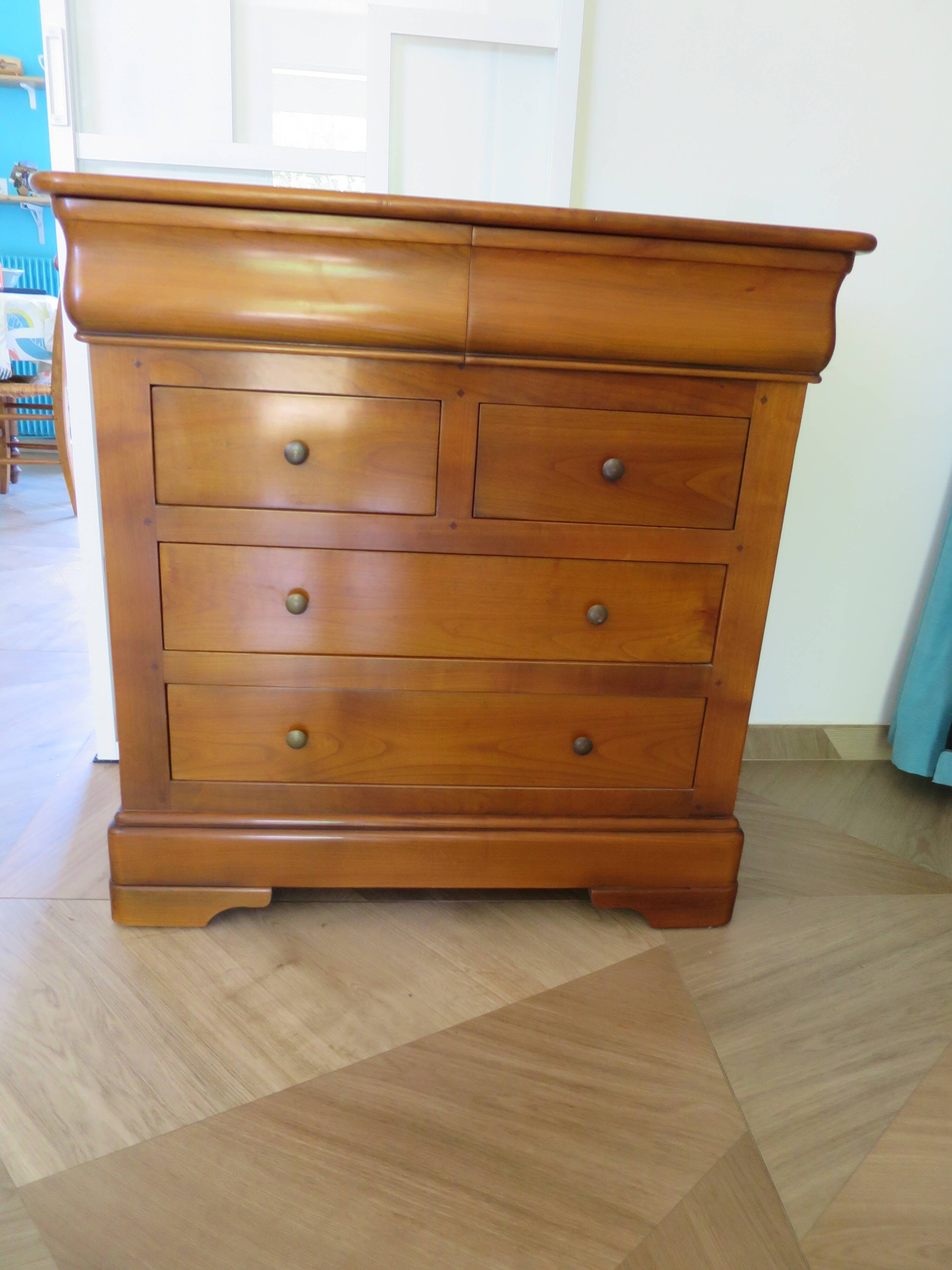 Small entrance cabinet-sideboard-dresser-Louis Philippe-6 drawers