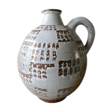 Vase en grès émaillé de Joël Baudouin années 60