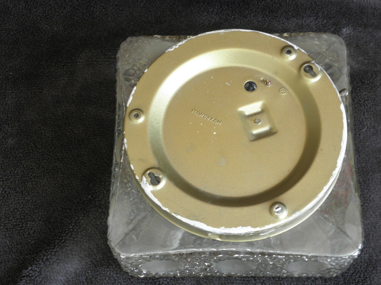 Plafonnier vintage effet glacé