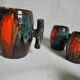 Ceramic orangeade service Vallauris 1950, vintage France