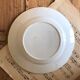 Old plate - white and blue floral decoration