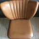 Fauteuil cocktail vintage avec skaï années 1960